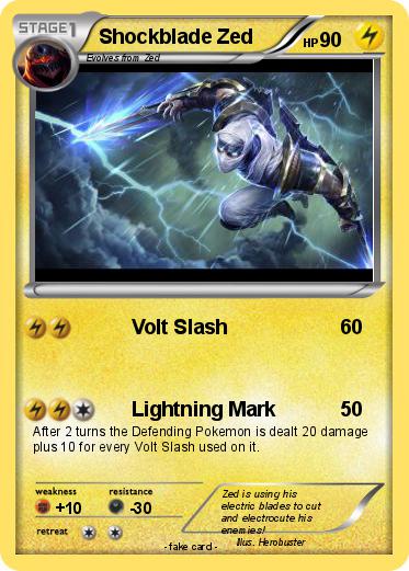 Pokemon Shockblade Zed