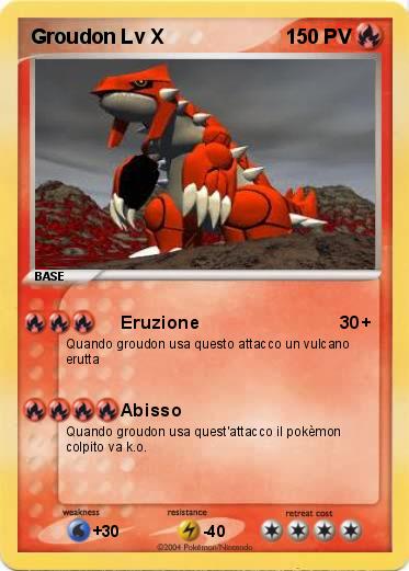 Pokemon Groudon Lv X