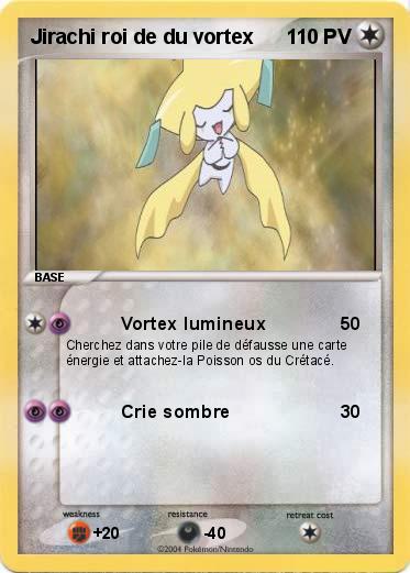 Pokemon Jirachi roi de du vortex
