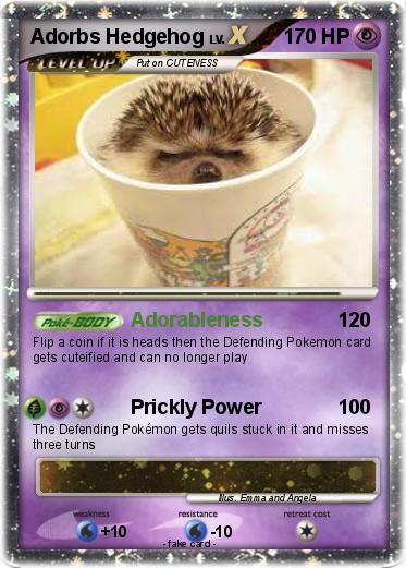 Pokemon Adorbs Hedgehog