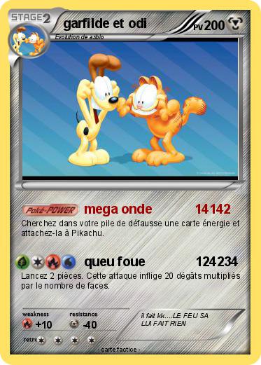 Pokemon garfilde et odi