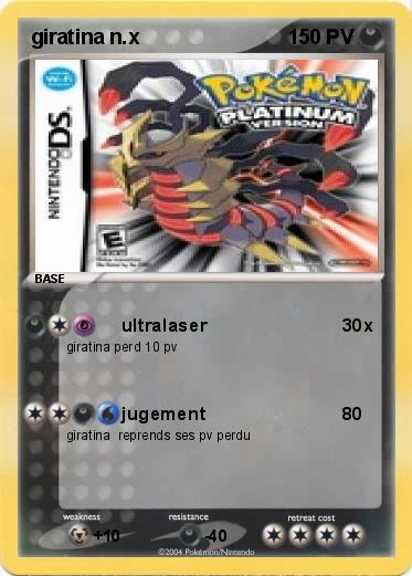 Pokemon giratina n.x