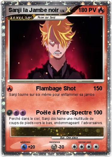 Pokemon Sanji la Jambe noir