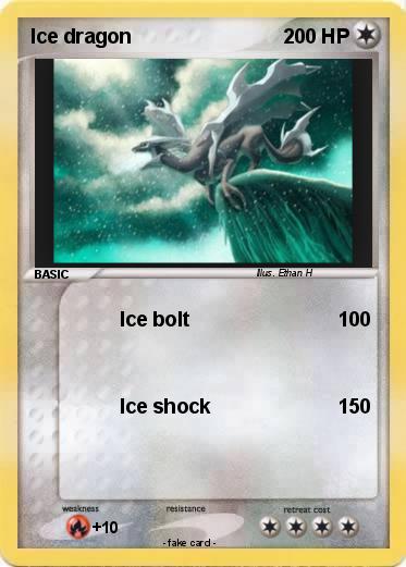 Pokemon Ice dragon