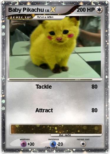 Pokemon Baby Pikachu