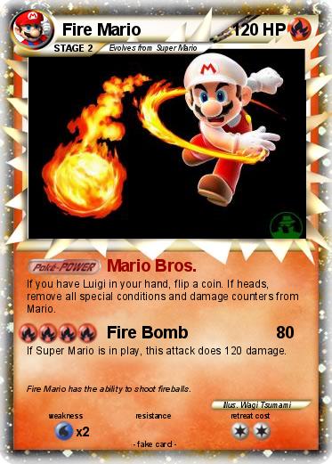 Pokemon Fire Mario