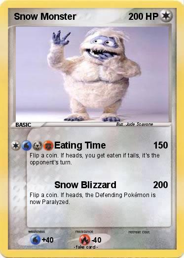 Pokemon Snow Monster