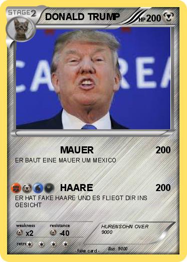 Pokemon DONALD TRUMP