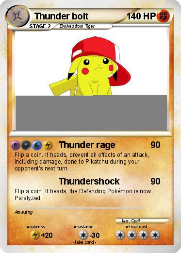 Pokemon Thunder bolt