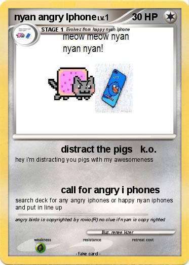 Pokemon nyan angry Iphone