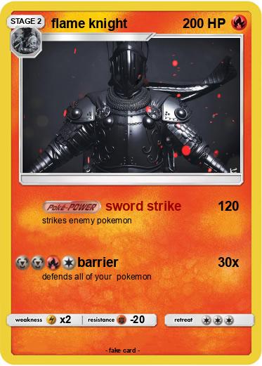 Pokemon flame knight