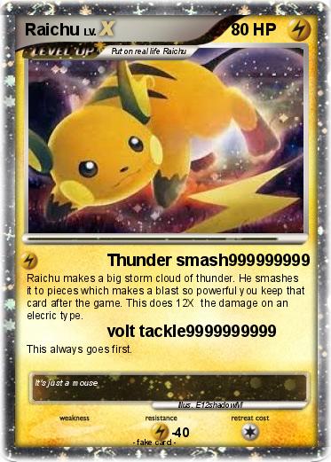 Pokemon Raichu