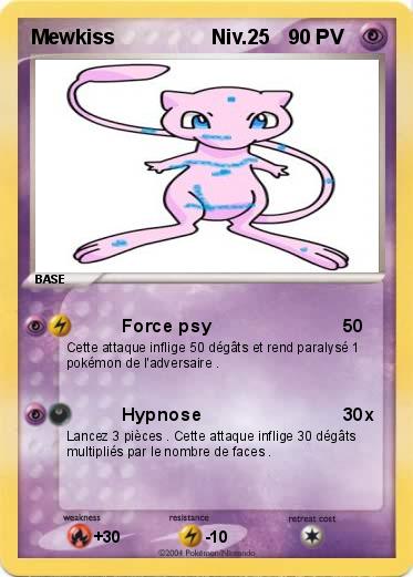 Pokemon Mewkiss                 Niv.25   