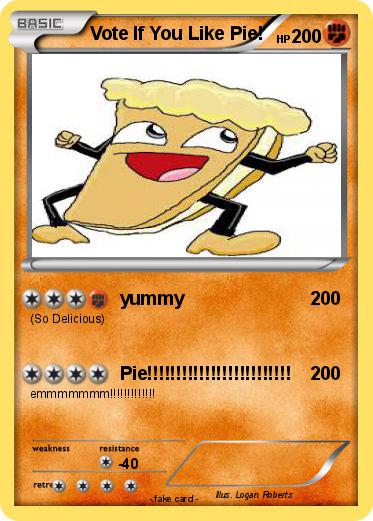 Pokemon Vote If You Like Pie!