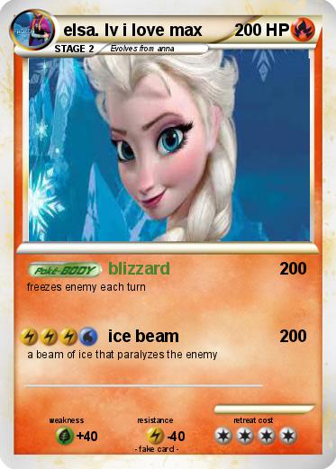 Pokemon elsa. lv i love max
