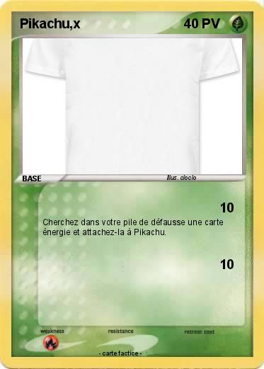 Pokemon Pikachu,x