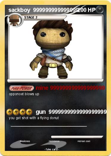 Pokemon sackboy  999999999999999