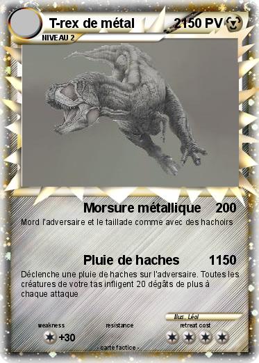 Pokemon T-rex de métal           2