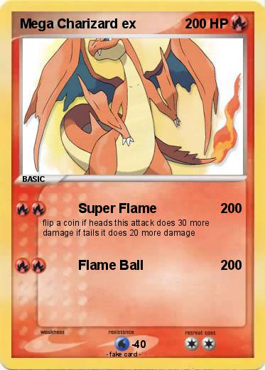 Pokemon Mega Charizard ex