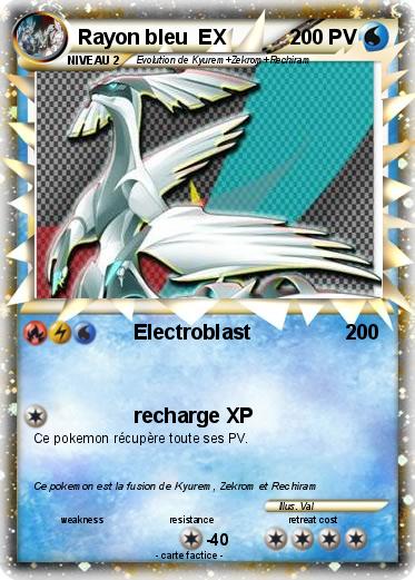 Pokemon Rayon bleu  EX