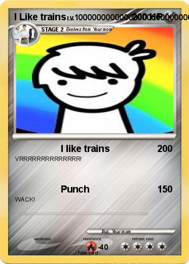 Pokemon I Like trains