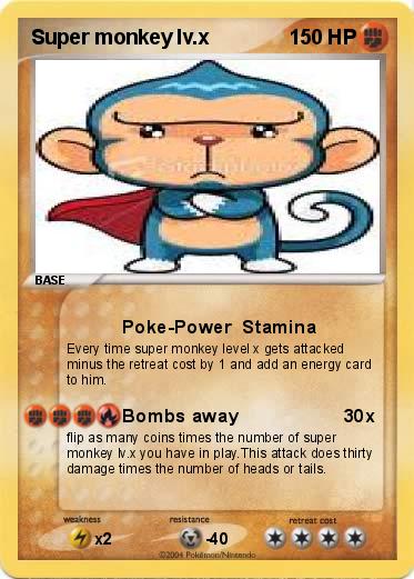 Pokemon Super monkey lv.x
