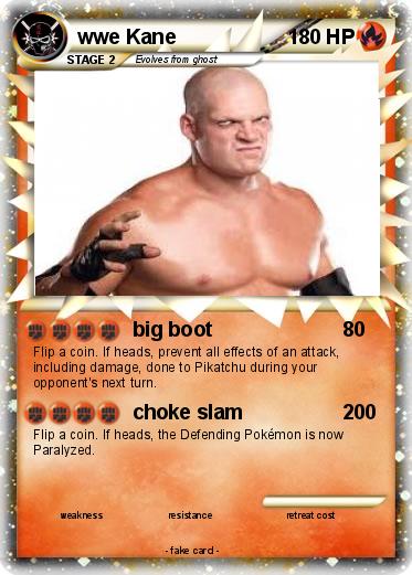 Pokemon wwe Kane