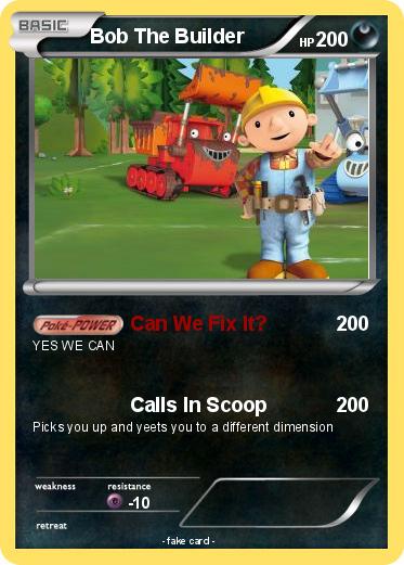 Pokemon Bob The Builder