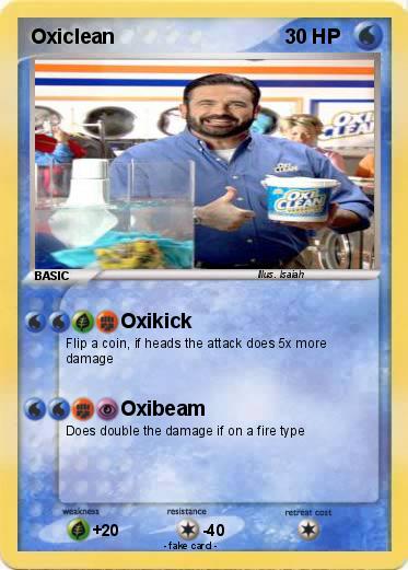 Pokemon Oxiclean