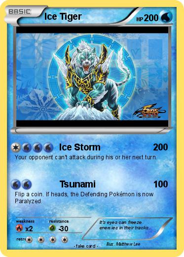 Pokemon Ice Tiger