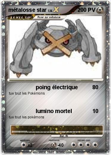 Pokemon métalosse star