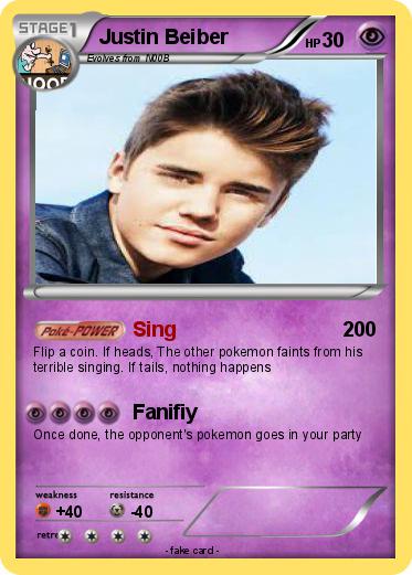 Pokemon Justin Beiber