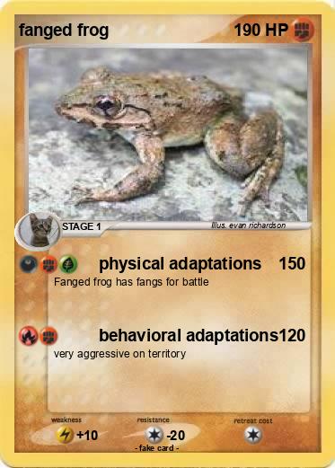 Pokemon fanged frog