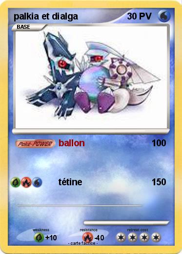 Pokemon palkia et dialga