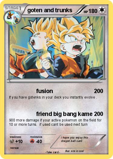 Pokemon goten and trunks
