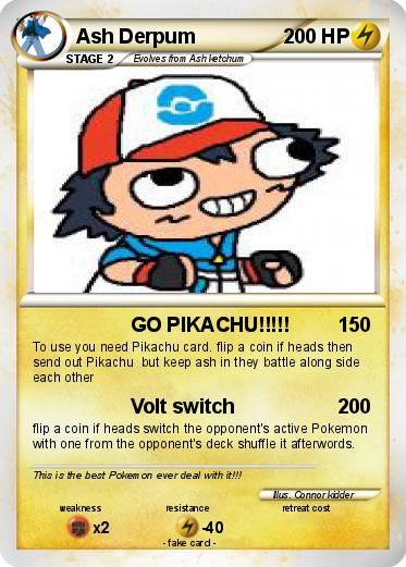 Pokemon Ash Derpum