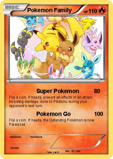 Pokemon Pokemon Family