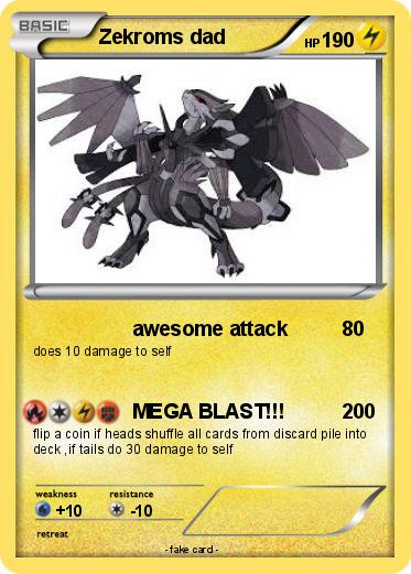 Pokemon Zekroms dad