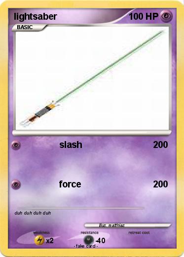 Pokemon lightsaber