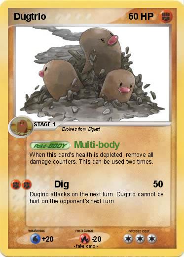 Pokemon Dugtrio