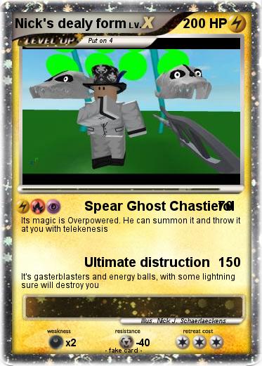 Pokemon Nick's dealy form