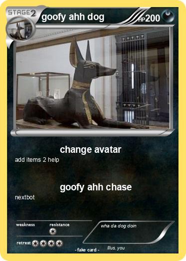 Pokemon goofy ahh dog