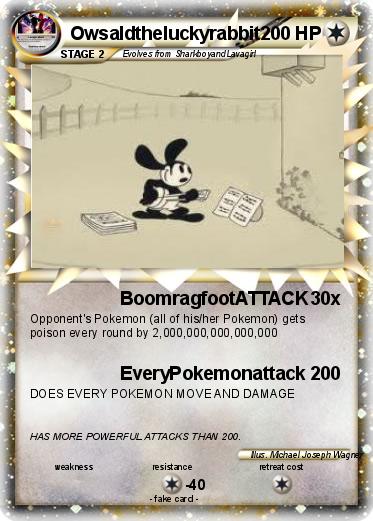 Pokemon Owsaldtheluckyrabbit