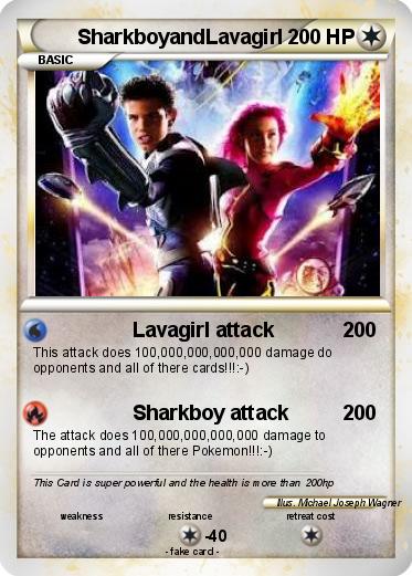 Pokemon SharkboyandLavagirl