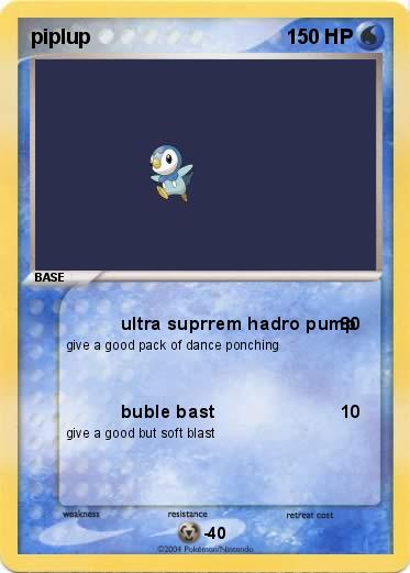 Pokemon piplup