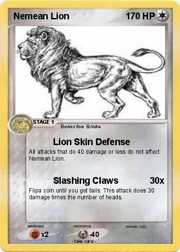 Pokemon Nemean Lion
