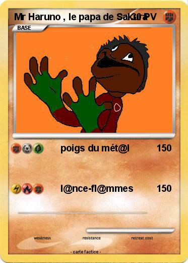 Pokemon Mr Haruno , le papa de Sakura