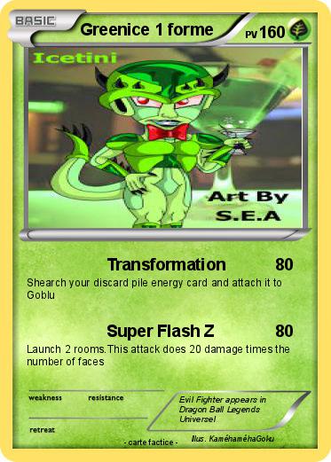 Pokemon Greenice 1 forme