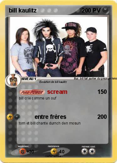 Pokemon bill kaulitz
