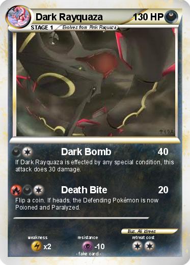 Pokemon Dark Rayquaza